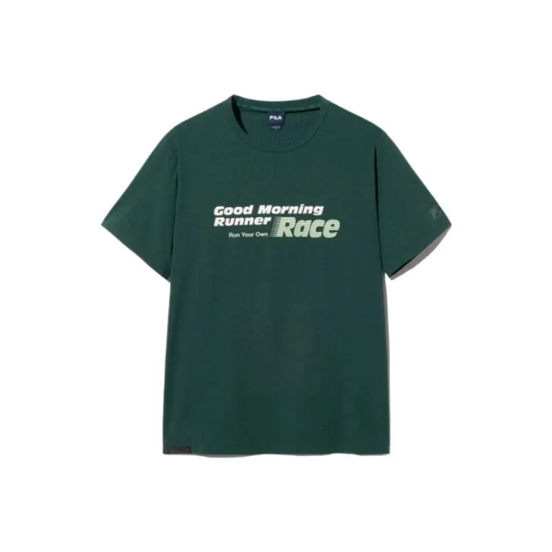 FILA SS25 T Shirt Unisex Dark Green-0