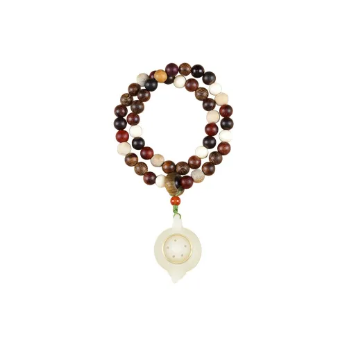 Red All Year Round Sandalwood Pendants Unisex