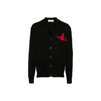 Vivienne Westwood Button Up V Neck Cardigan