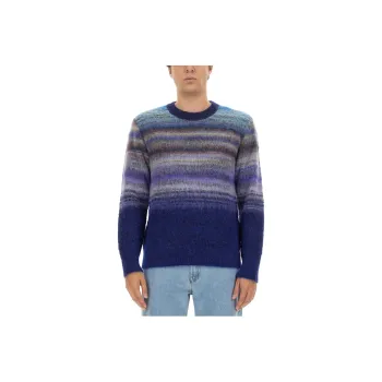 MISSONI Striped Crewneck Knitted Jumper