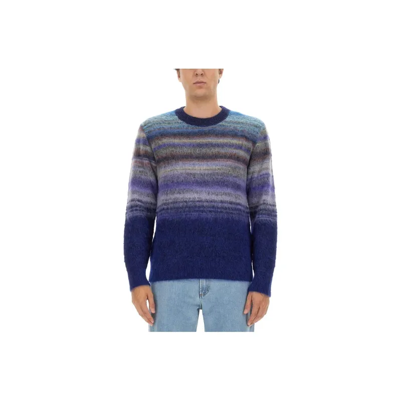 MISSONI Striped Crewneck Knitted Jumper-0