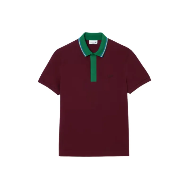 LACOSTE Polo Shirt Men's Bordeaux-0