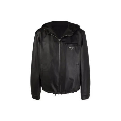 PRADA Jackets Men Black