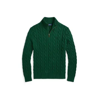 Polo Ralph Lauren FW24 Knitwear Men's Vintage Pine Wood Color