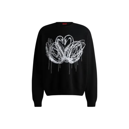 HUGO BOSS x Les Benjamins Knitwear Men's Black