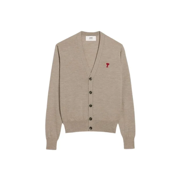 AMIPARIS Paris Ami De Coeur Logo Embroidered Buttoned Cardigan-0