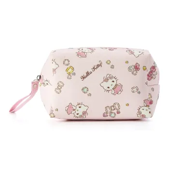 Sanrio Hello Kitty Canvas Makeup Bag Women's Pink