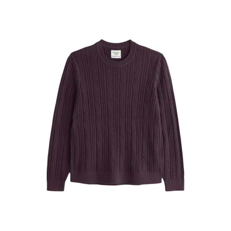 Abercrombie＆Fitch Sweater Men's Dark Purple-0