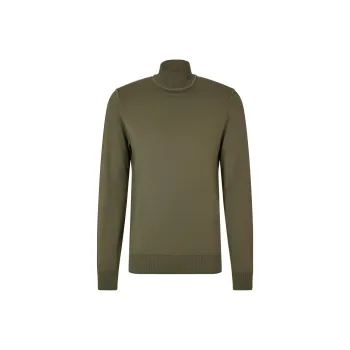 HUGO BOSS In Virgin Wool And Silk Sweater Men's Green