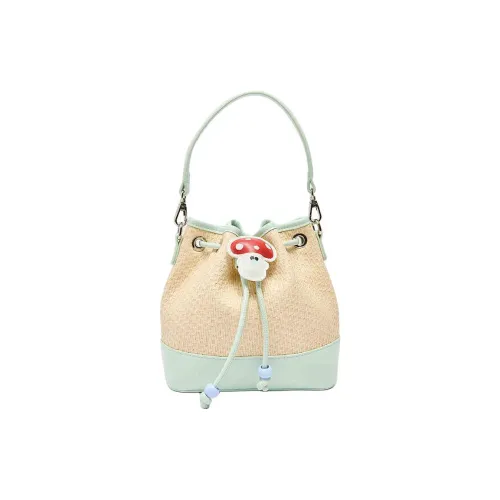 Three Blessings PU Handbag Medium Size Women's Multicolor