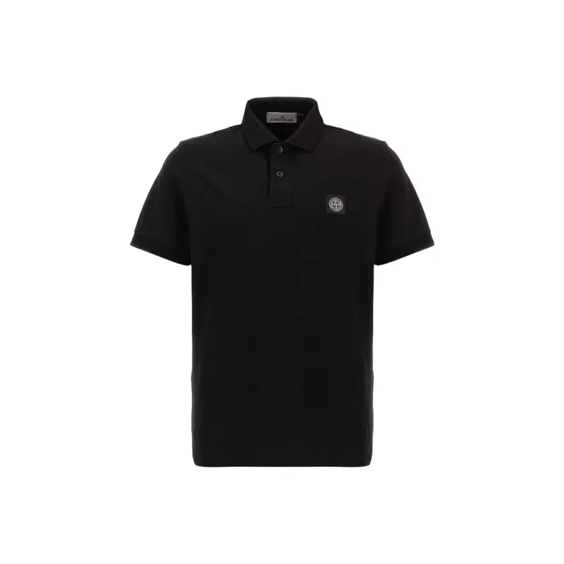 STONE ISLAND Polo Shirt Men's Black-0
