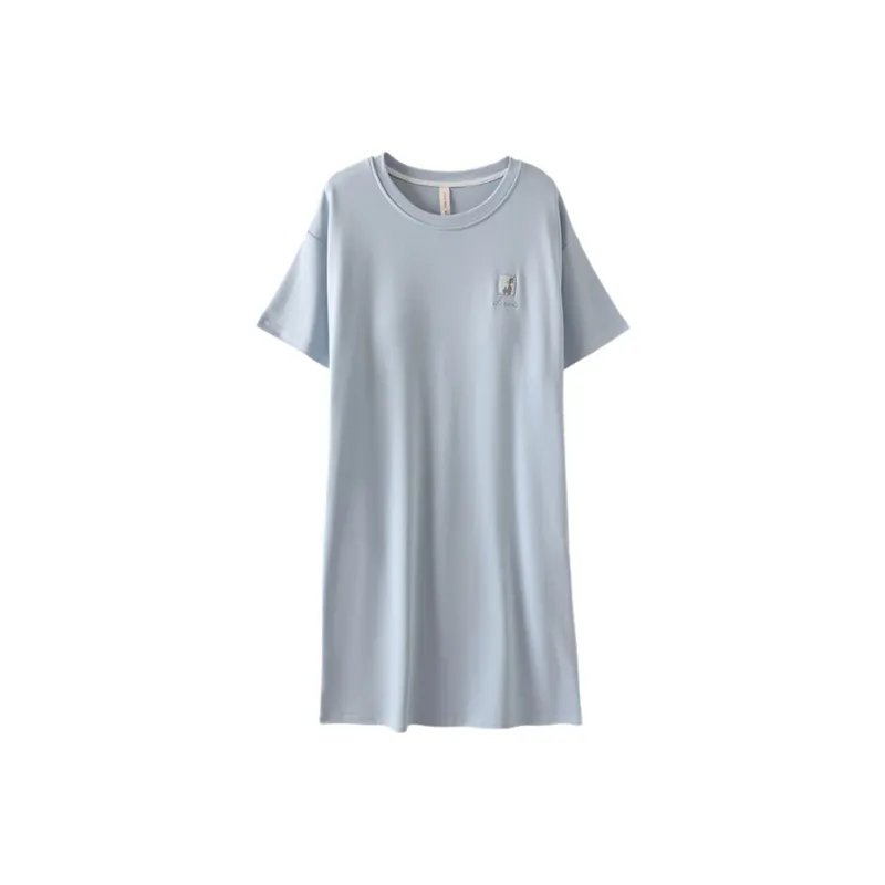 FENTENGCARE Nightgown Women's Sky Blue-0