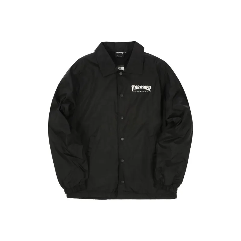 Thrasher SS22 Jacket Japan Version Unisex Black-0