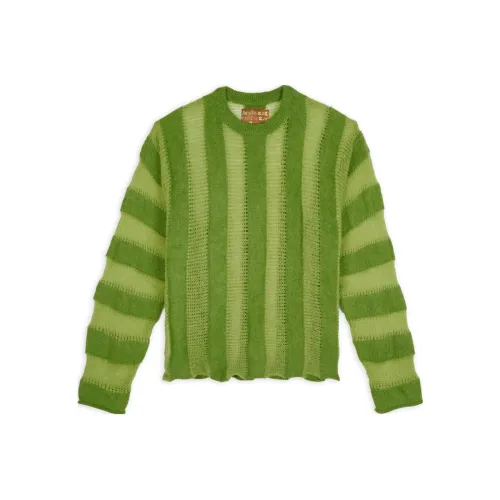 Brain Dead Fuzzy Threadbare Striped Jumper
