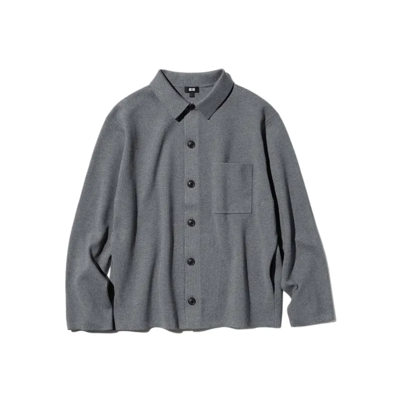 UNIQLO Sweaters Unisex 07 Asphalt Gray-0