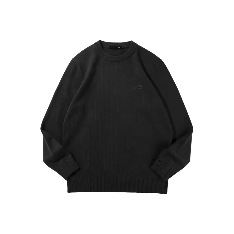 HLA Embroidered Crew Neck Long Sleeved Knitwear Men's-7