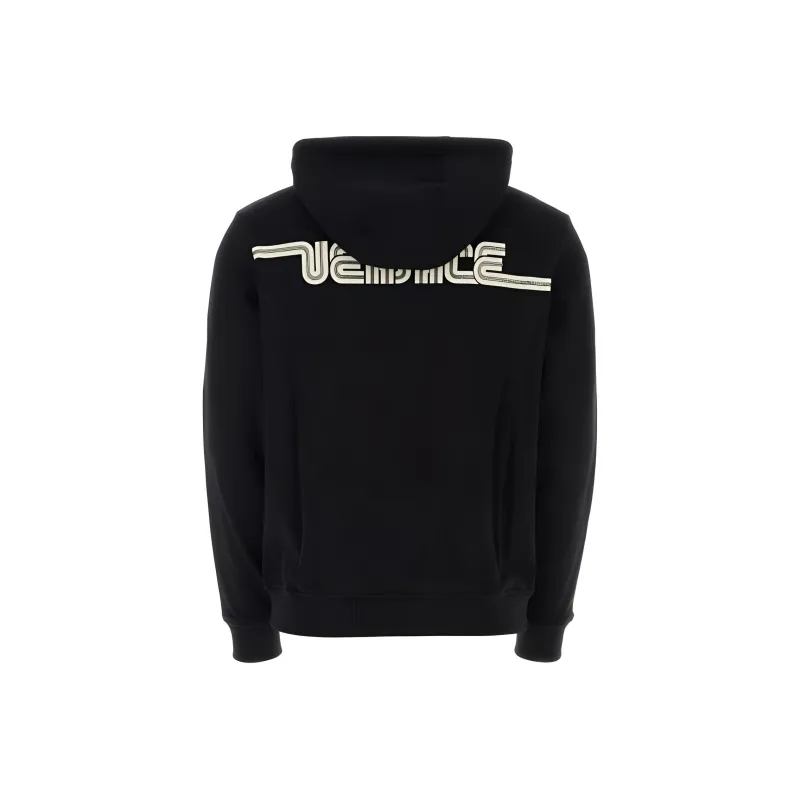 VERSACE Zip Up Drawstring Hoodie-1