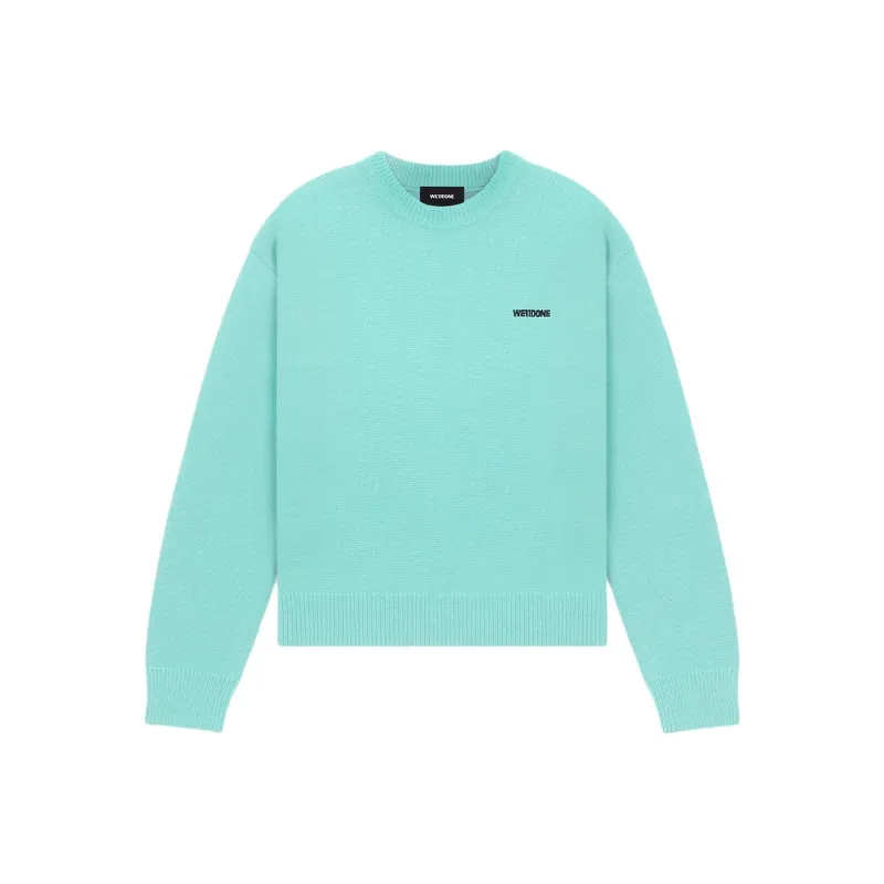 WE11DONE SS24 Sweater Unisex Mint-0