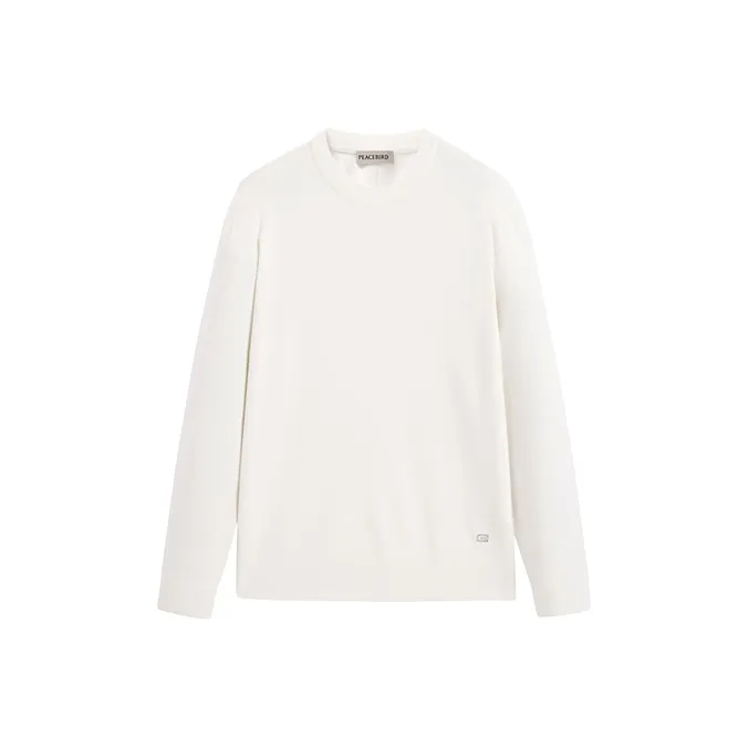 PEACEBIRD MEN Sweater Unisex White-0