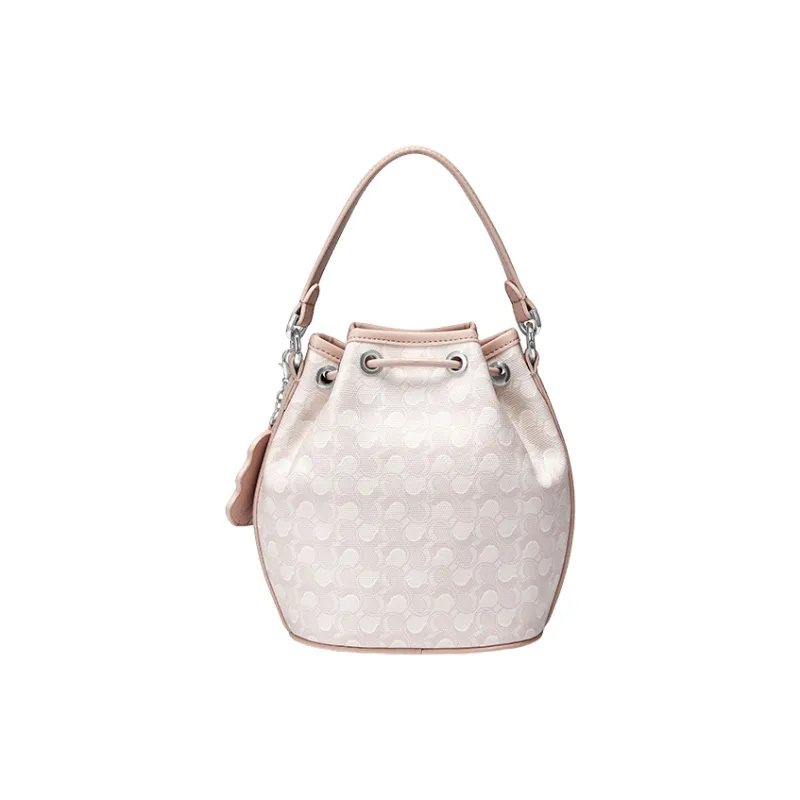 NUCELLE Artificial Leather Bucket Bag, Underarm Shoulder Bag, Crossbody Bag, Handbag Trumpets Women's Multicolor-12
