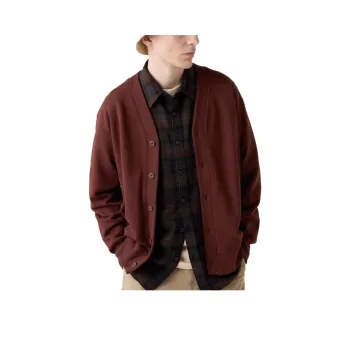 UNIQLO Knitwear Men Burgundy