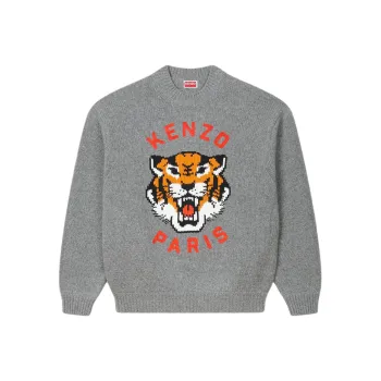 KENZO Lucky Tiger Embroidered Knitted Jumper