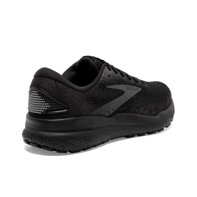 Brooks Anti Slip Wear Resistant Low Top Running Shoes Men's Black-3