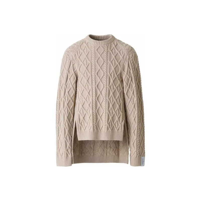 Rokh X H&M ROKH Collaboration Sweaters Men Light Beige-0