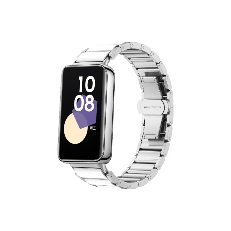 Antey Watch Band Honor Compatibility 177mm Imitation Ceramic Metal-1