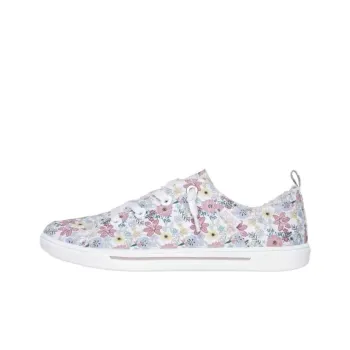 Skechers BOBS B Cute 2.0 Abrasion Resistant Low Top Canvas Shoes Women's White