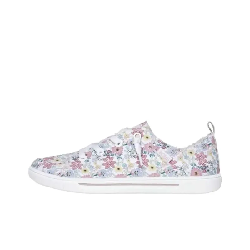 Skechers BOBS B Cute 2.0 Abrasion Resistant Low Top Canvas Shoes Women's White-0