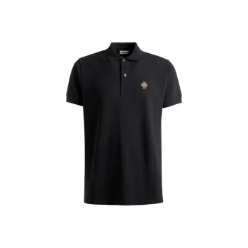 BALLY Logo patch Organic Cotton Polo Shirt