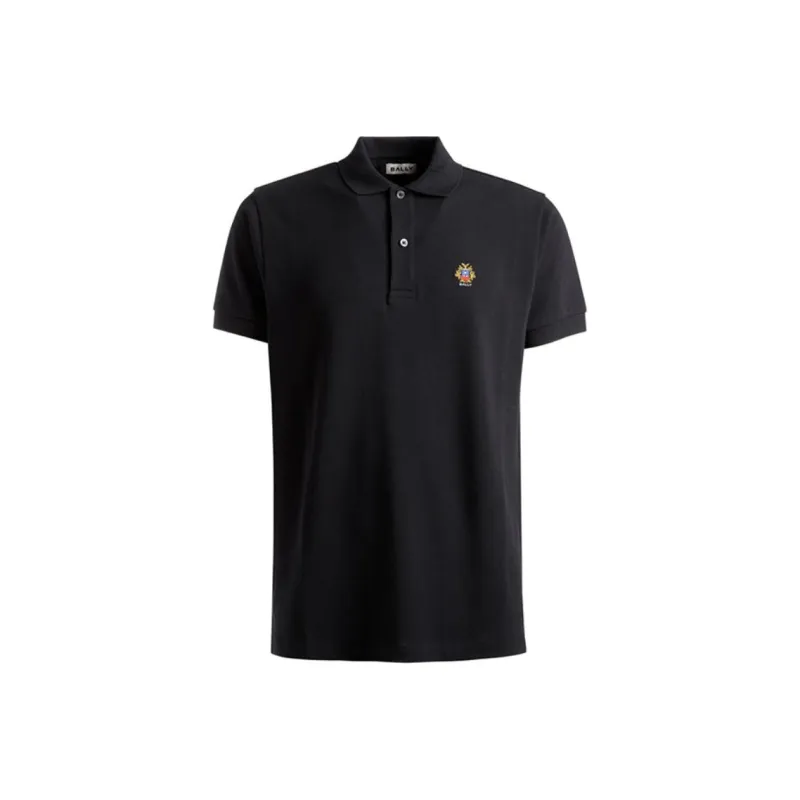 BALLY Logo patch Organic Cotton Polo Shirt-0