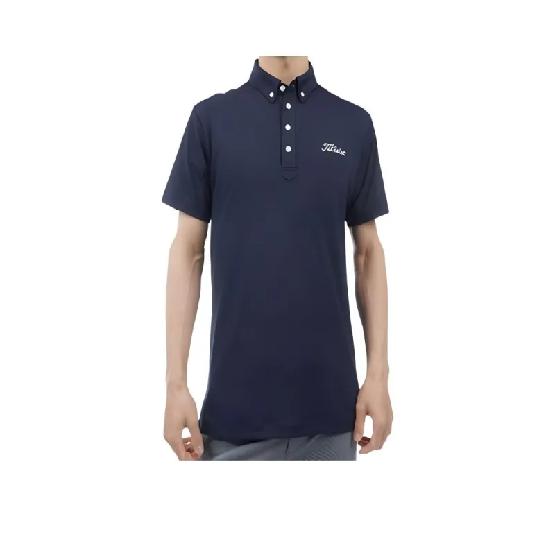 TITLEIST Polo Shirt Men's Marine Blue-0