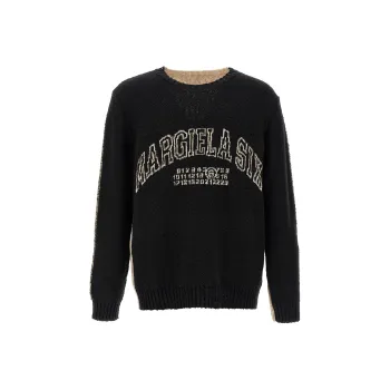 MM6 Maison Margiela Two Tone Knit Jumper