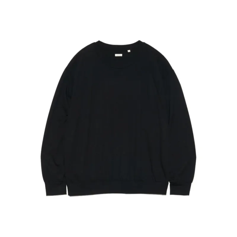 Nanamica SS25 Sweater Unisex Black-0