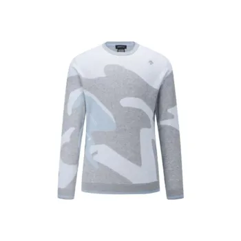 DESCENTE Sweater Men's Light Gray