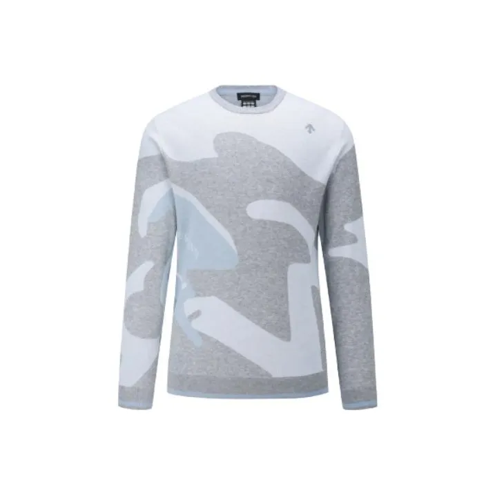 DESCENTE Sweater Men's Light Gray-0