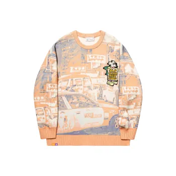 LiNing x STEVEN HARRINGTON Knitwear Men's City Night All Over Print