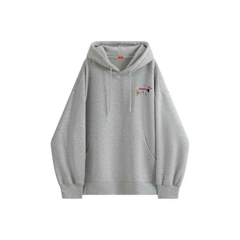 MIIOW Trend Party Series Sweatshirt Unisex Black-7