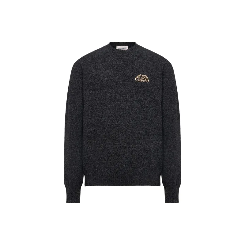 Alexander McQueen Seal Logo appliqué Jumper-0