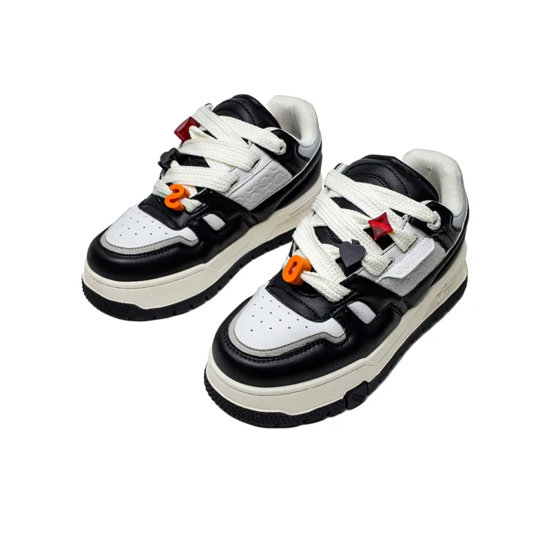 MOMGOG Height Increasing Low Top Skateboard Shoes Unisex-1