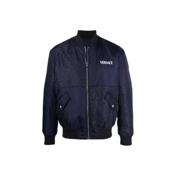 VERSACE Jackets Men Blue