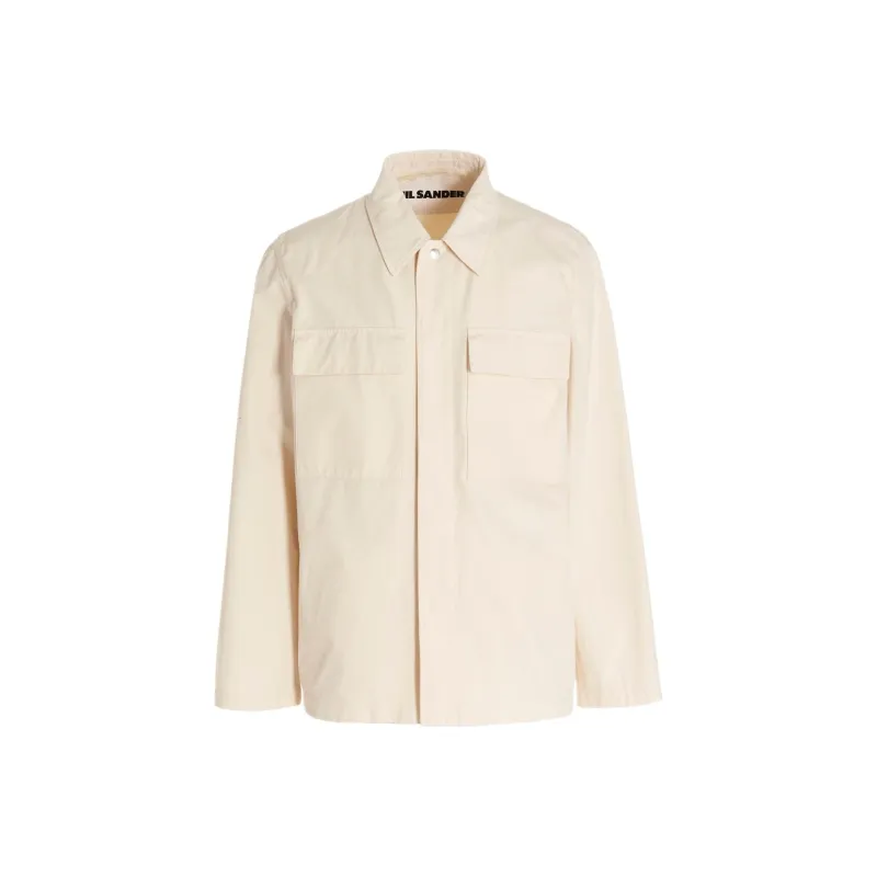 JIL SANDER Jackets Men Beige Yellow-0