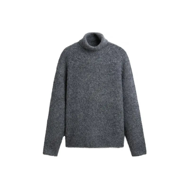 ZARA Sweater Men's Zebra Print Gray-0