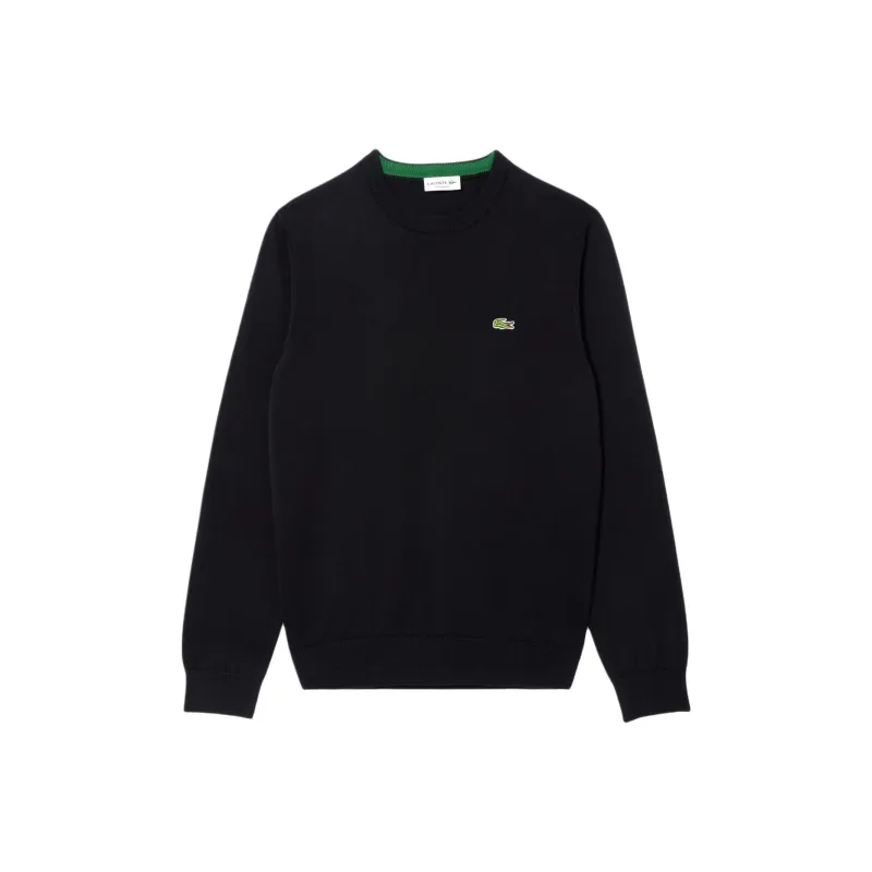 LACOSTE Crocodile embroidered Cotton Sweatshirt-0