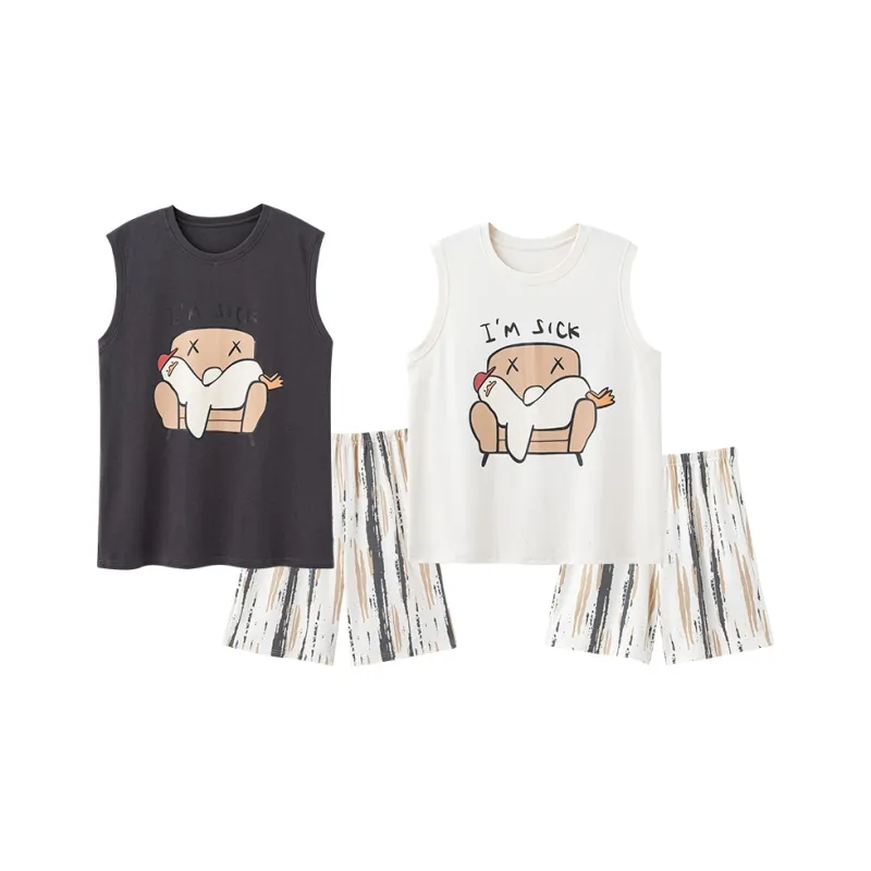 Qiao Ni Tong Unisex Pajama Sets-1