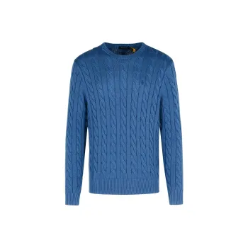 Polo Ralph Lauren Cable Knit Garment Dyed Jumper