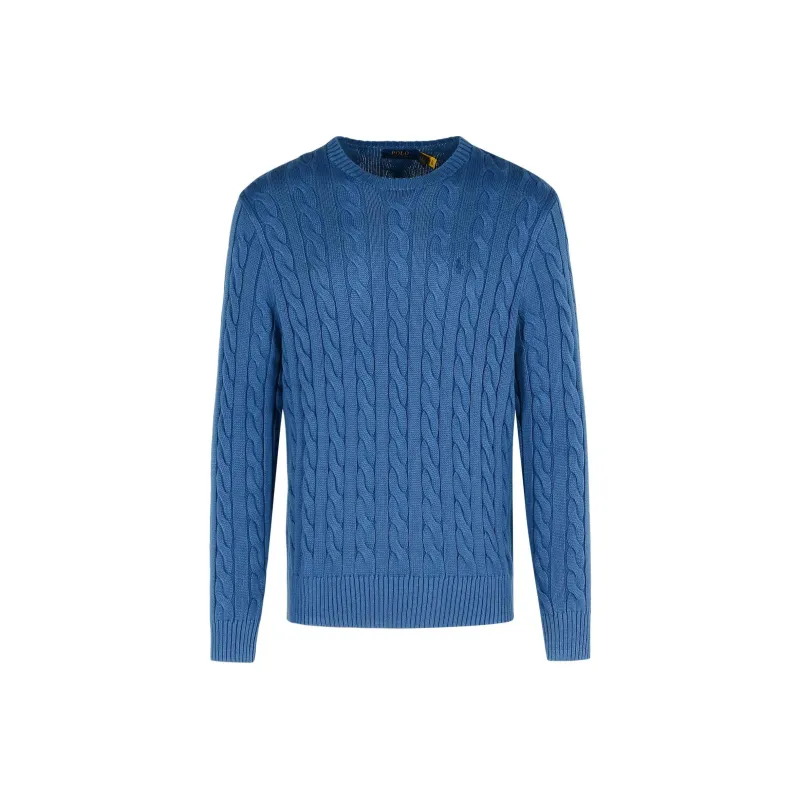 Polo Ralph Lauren Cable Knit Garment Dyed Jumper-0