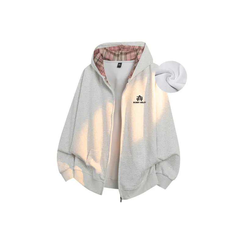 BOBBY ABLEY Sweatshirt Unisex White Heather Gray-40